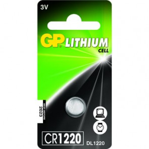GP Cellule bouton Pile/batterie CR1220 - 3v