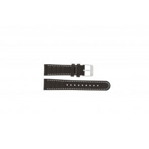 Bracelet de montre Olympic 89JAL004 Cuir Brun 18mm