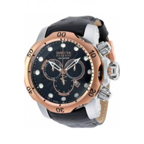 Bracelet de montre Invicta 90132.01 Cuir Noir 26mm