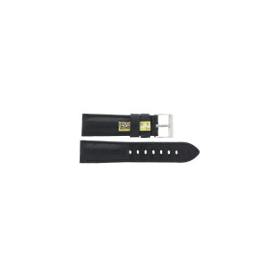 Bracelet de montre Universel 91550.01.22.C Peau de crocodile Noir 22mm