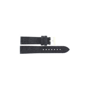 Bracelet de montre Universel 91750.01.22 Toile Noir 22mm