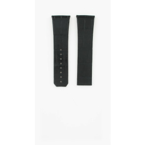 Bracelet de montre Omega 12318352056001.98000336 Peau de crocodile Bleu 24mm