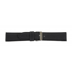 Bracelet de montre Universel 983-ZW-8MM Cuir Noir 8mm