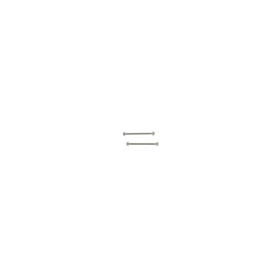Universel Des broches de fixation (arrondi) T-BAR-PEBL22 - 22mm - ∅ 1.8mm - 2 pièces
