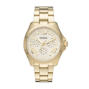 Bracelet de montre Fossil AM4510 Acier Plaqué or 20mm