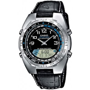 Casio bracelet de montre 10198354 Plastique Noir 13mm 