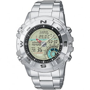 Casio bracelet de montre 10239923 Métal Argent 22mm 