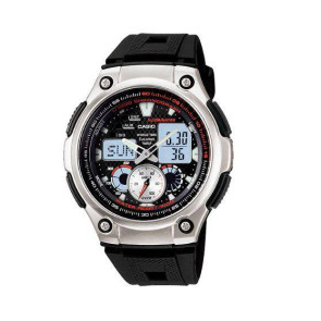 Bracelet de montre Casio AQ-190 / 10331223  Plastique Noir