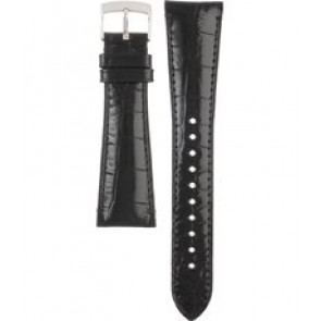Bracelet de montre Armani AR0247 Cuir Noir 22mm