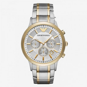 Bracelet de montre Armani AR11076 Acier Bicolore 22mm