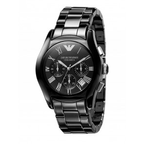 Bracelet de montre Armani AR1401 Céramique Noir 18mm