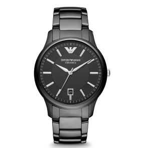 Bracelet de montre Armani AR1475 Céramique Noir 22mm
