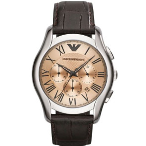 Bracelet de montre Armani AR1785 Cuir Brun 23mm