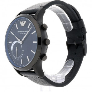 Bracelet de montre Armani ART3004 Cuir Noir 22mm