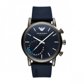 Bracelet de montre Armani ART3009 Silicone Bleu 22mm