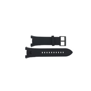Armani bracelet de montre AX-1050 Silicone Noir 14mm 