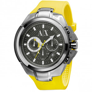 Bracelet de montre Armani AX1069 Silicone Jaune