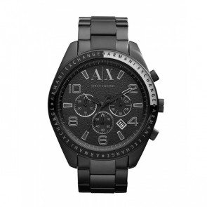 Bracelet de montre AX1255 Acier Noir 22mm