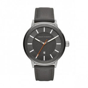 Bracelet de montre Armani Exchange AX1462 Cuir Gris 22mm