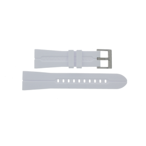 Bracelet de montre Armani AX1729 Caoutchouc Blanc 22mm