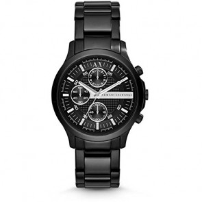 Bracelet de montre Armani Exchange AX2141 Acier Noir 20mm