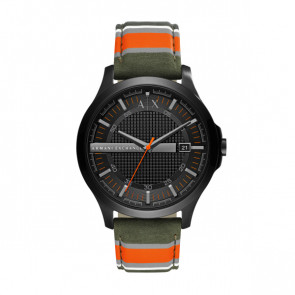 Bracelet de montre Armani Exchange AX2198 Cuir/Textile Multicolore 22mm