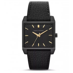 Bracelet de montre AX2217 Cuir Noir 28mm