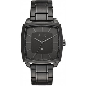 Bracelet de montre Armani Exchange AX2361 Acier Noir 22mm