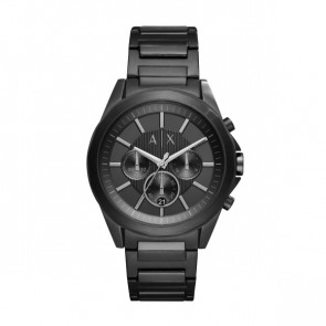 Bracelet de montre Armani Exchange AX2601 Acier Noir 22mm