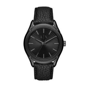 Bracelet de montre Armani AX2805 Cuir Noir 22mm