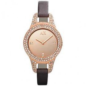 Bracelet de montre AX4134 Cuir Brun 8mm