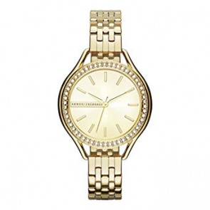 Bracelet de montre Armani Exchange AX4255 Acier Plaqué or 14mm