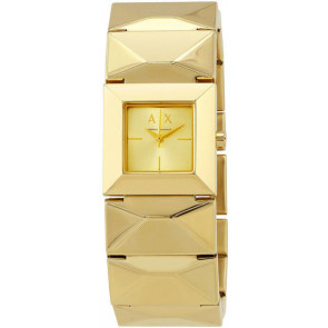 Bracelet de montre Armani Exchange AX4290 Acier Plaqué or 16mm