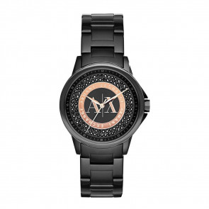 Bracelet de montre Armani Exchange AX4323 Acier Noir 18mm