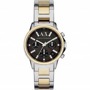 Bracelet de montre Armani Exchange AX4329 Acier Bicolore 18mm