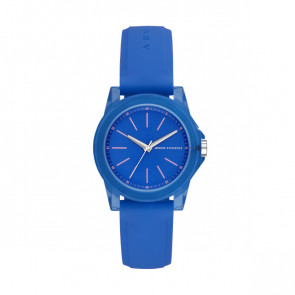 Bracelet de montre AX4360 Silicone Bleu 20mm