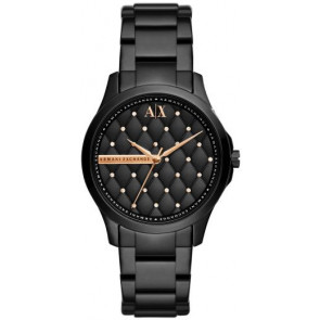 Bracelet de montre Armani Exchange AX5229 Acier Noir 18mm