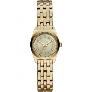 Bracelet de montre Armani Exchange AX5331 Acier Plaqué or 14mm