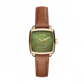 Bracelet de montre Armani Exchange AX5451 Cuir Cognac 16mm