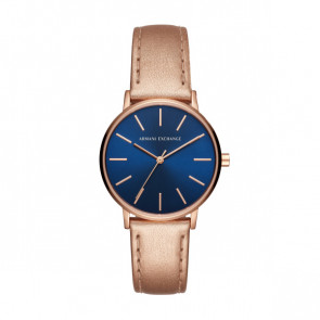 Bracelet de montre Armani Exchange AX5547 Cuir Rosé 18mm