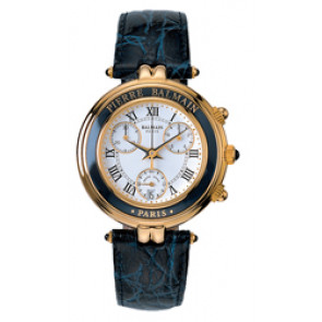 Bracelet de montre Balmain B59808222 Cuir Bleu 19mm