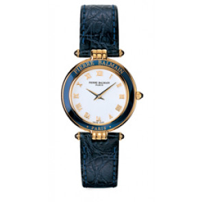 Bracelet de montre Balmain B81903222.0730053XS Cuir Bleu 14mm