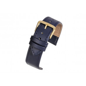 Bracelet de montre Universel X103SBL Cuir Bleu 20mm