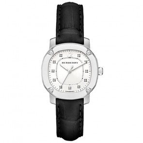 Bracelet de montre Burberry BBY1806 Cuir Noir