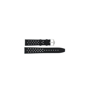 Bracelet de montre Tag Heuer CS3111 / BC0726 Cuir Noir 18mm