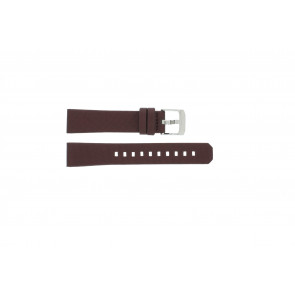 Bracelet de montre Tag Heuer WAC1219 / BC0848 Cuir Bordeaux 17mm