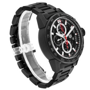 Bracelet de montre Tag Heuer CAR2090 / BH0729 Céramique Noir 21mm