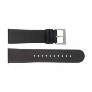 Bracelet de montre Mondaine BM20016 / BM20204 Cuir Noir 22mm