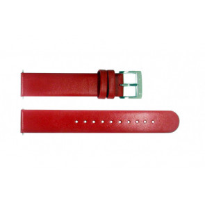 Mondaine bracelet de montre BM20027 / FE3116.30Q Cuir Rouge 16mm