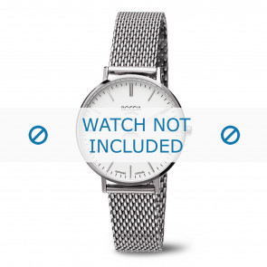 Boccia bracelet de montre 3246-06 Titane Argent 14mm